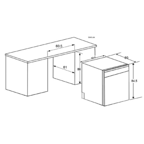 Máy rửa bát Spelier SP 16DWKT/S 5 kich thuoc may rua bat spelier sp 16dwkts