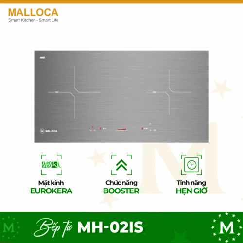 Bếp từ đôi Malloca MH-02IS