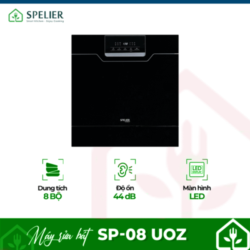 Máy rửa bát  Spelier SP-08 UOZ