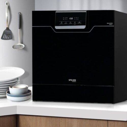 Máy rửa bát Spelier SP-08 UOZ 4 anh thuc te may rua chen bat spelier sp 08uoz