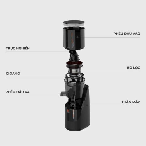 Máy ép chậm Hawonkoo SJH-045-BA 4 chi tiet may ep cham hawonkoo sjh 045 ba