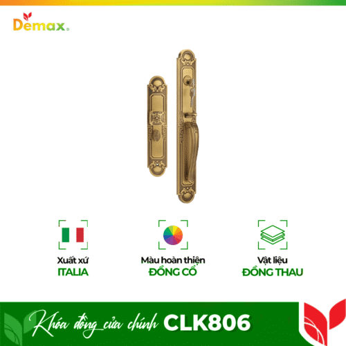 Khóa đồng đại sảnh Demax CLK806