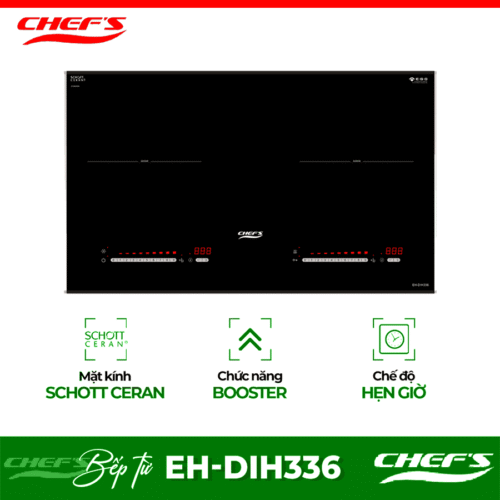 Bếp từ đôi Chefs EH-DIH336