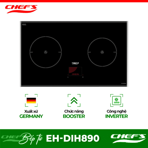 Bếp từ đôi Chefs EH-DIH890