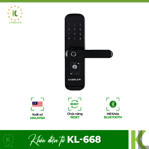 Khóa cửa điện tử Kassler KL-668