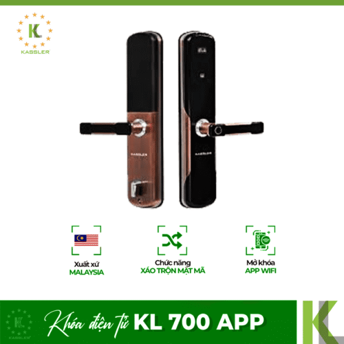 Khóa cửa điện tử Kassler KL 700 APP