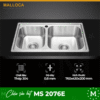 Chậu rửa chén inox 304 Malloca MS 2076E 2 ms 2076e optimized