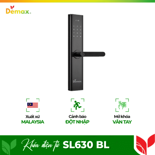 Khóa cửa điện tử Demax SL630 BL