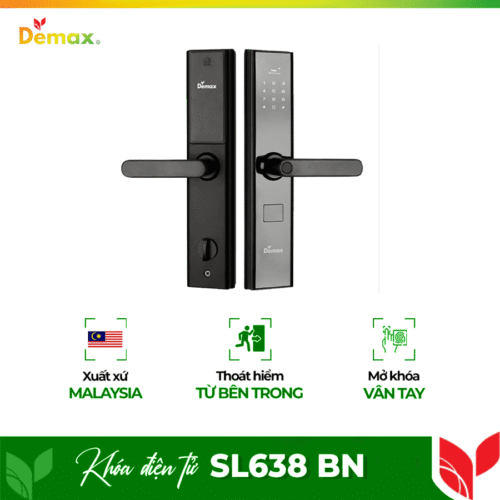 Khóa cửa thông minh Demax SL638 BN