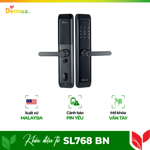 Khóa cửa điện tử Demax SL768 BN