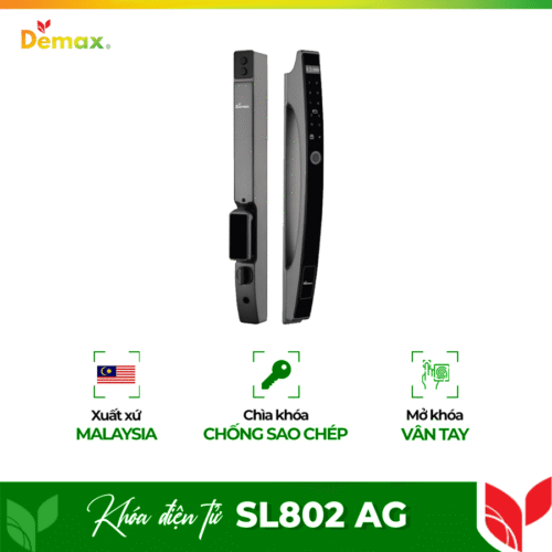 Khóa cửa điện tử chống nước Demax SL802 AG