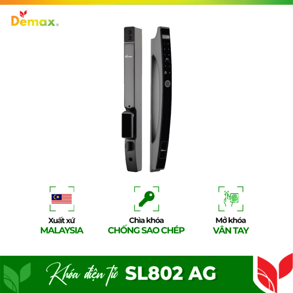 Khóa cửa điện tử chống nước Demax SL802 AG 5 sl802 ag optimized 600x600 1