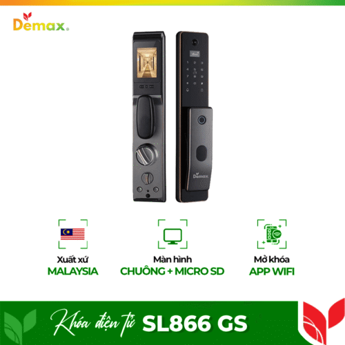 Khóa cửa điện tử Demax SL866 GS