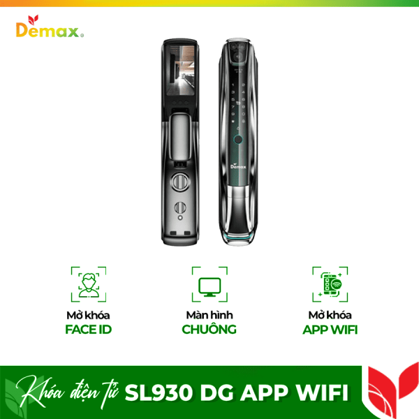 Khóa cửa điện tử nhận diện khuôn mặt Face ID - 3D Demax SL930 DG App Wifi 5 sl930 dg app wifi optimized 600x600 1