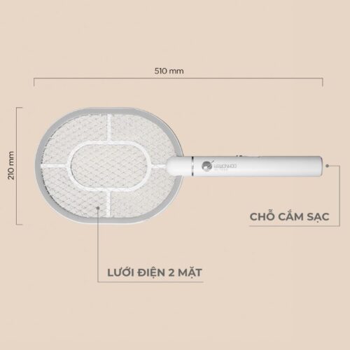 Vợt muỗi Hawonkoo MSH-021-W 4 thiet ke vot muoi hawonkoo msh 021 w