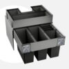 Thùng rác âm tủ Blanco Select 60/4 Organ 4 ngăn 520783 1 thung rac am tu blanco select 604 organ 4 ngan 520783