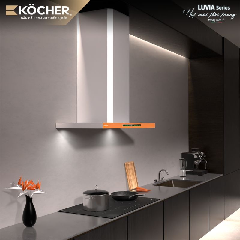 Ảnh máy hút mùi Kocher Luvia Premium 90cm Ảnh máy hút mùi Kocher Luvia Premium 90cm