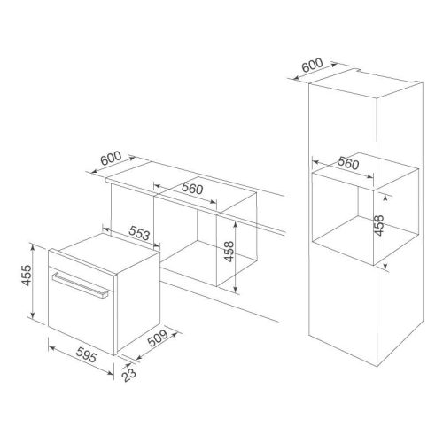 Lò hấp Malloca MST48CP âm tủ 3 kich thuoc lo hap malloca mst48cp