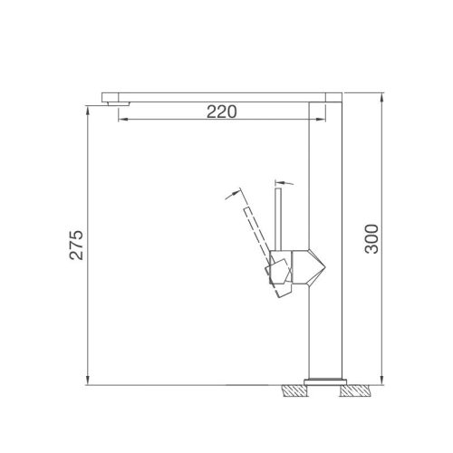 Vòi rửa chén Malloca K061SS 5 thong so voi rua chen malloca k061ss