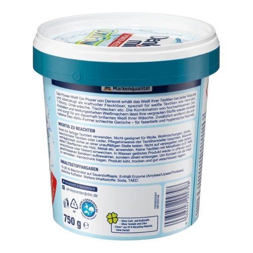 Bột tẩy vết bẩn Denkmit Oxi Power 750g 3 anh bot tay vet ban denkmit oxi power 750g