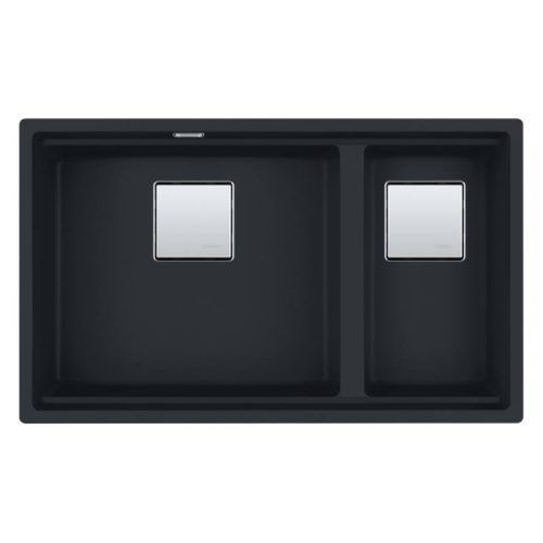 Chậu rửa đá Franke KNG 120 Matt Black