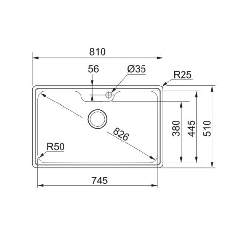 Chậu rửa bát Franke BCX 610-81 101.0393.025 3 kich thuoc chau rua bat franke bcx 610 81 101 0393 025