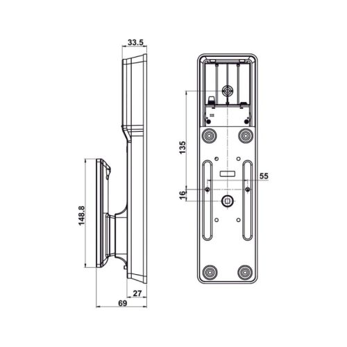 Khóa điện tử Hafele MP2503B Gold 912.21.047 3 thong so khoa dien tu hafele mp2503b gold 912 21 047