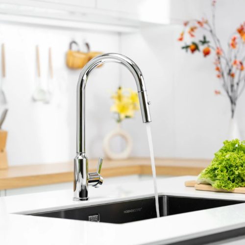 Vòi rửa bát dây rút Nobinox IVY NX202 3 anh voi rua bat day rut nobinox ivy nx202