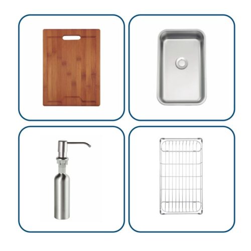 Chậu rửa bát Nobinox LIKEN NL724D 5 khay chau rua bat nobinox liken nl724d