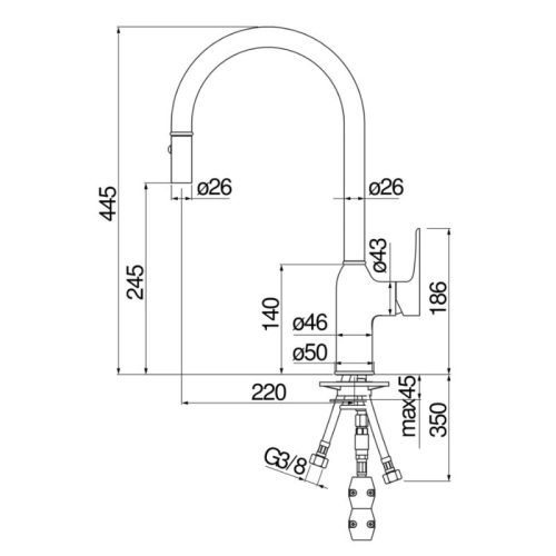 kich thuoc voi rua bat nobinox ring nb130ltb