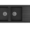 Chậu đá nhân tạo TEKA STONE 80 B-TG 2B 1D BLACK 115400011 1 TEKA STONE 80 B TG 2B 1D