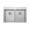 Chậu rửa chén bát Hafele VALERIAN HS-SD8851 567.20.537 2 chau rua hafele 567 20 537