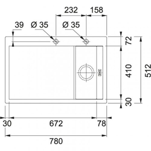 Chậu rửa Franke loại đơn CLV 210 BK 127.0306.327 4 franke clv 210 bk 1