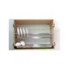 Giá bát đĩa 2 tầng tủ trên dạng V inox Faster RS900S