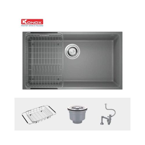 Chậu rửa bát Konox Granite Naros 760S Grey 4 Phụ kiện của Chậu rửa bát Granite Naros 760S Grey
