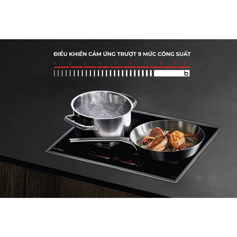 bảng điều khiển trượt của bếp từ Eurosun EU-T798Pro bảng điều khiển trượt của bếp từ Eurosun EU-T798Pro