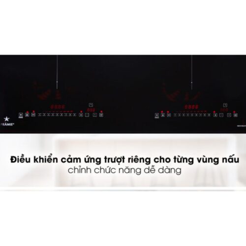 Bếp từ kết hợp hồng ngoại Pramie PRTH-2109 2 vùng nấu lắp âm 5 Bảng điều khiển bếp từ kết hợp hồng ngoại Pramie PRTH-2109 2 vùng nấu lắp âm