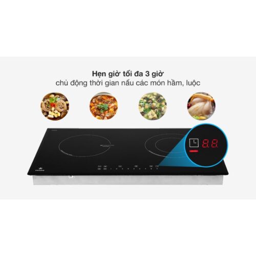 Bếp từ kết hợp hồng ngoại Pramie PRTH-2101 2 vùng nấu lắp âm 7 Tính năng bếp từ kết hợp hồng ngoại Pramie PRTH-2101 2 vùng nấu lắp âm