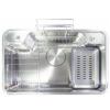 Chậu rửa bát inox 304 Eurogold EUD88050 2 Chậu rửa bát inox 304 Eurogold EUD88050