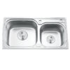 Chậu rửa bát inox 2 hố Gorlde GD-5102 2 chau rua chen bat gorlde gd 5102