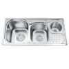 Chậu rửa bát inox 2 hố Gorlde GD-5203 1 chau rua chen bat gorlde gd 5203