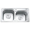 Chậu rửa bát inox 2 hố Gorlde GD-5402 2 chau rua chen bat gorlde gd 5402