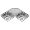 Chậu rửa bát inox 2 hố Gorlde GD-5408 1 chau rua chen bat gorlde gd 5408