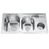 Chậu rửa bát inox 2 hố Gorlde GD-5503 1 chau rua chen bat gorlde gd 5503