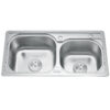 Chậu rửa bát inox 2 hố Gorlde B-209 2 chau rua chen bat gorlde gd b209
