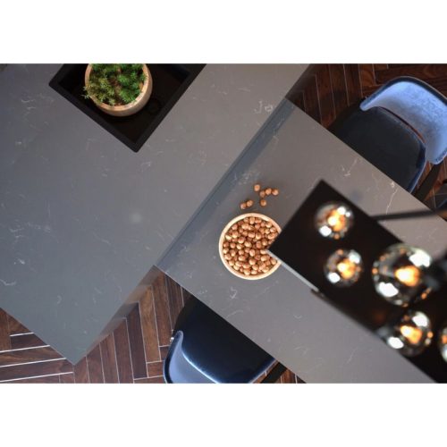 Đá nhân tạo Vicostone Royal Grey BQ8390 3 Ảnh thực tế đá nhân tạo Vicostone Royal Grey BQ8390