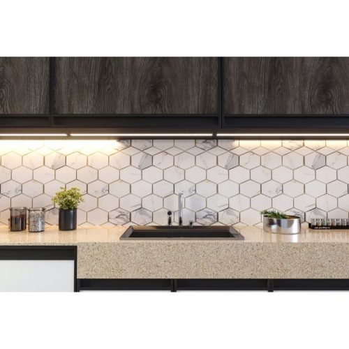 Ảnh đá nhân tạo Vicostone Champagne BQ2030