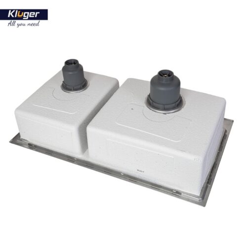 Chậu rửa bát 2 hố Kluger KW8211S-S84 4 Ảnh chậu rửa bát 2 hố Kluger KW8211S-S84