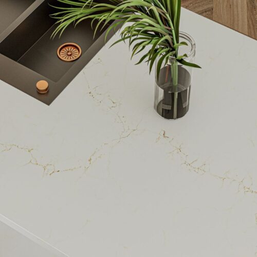 Đá nhân tạo Vicostone Misterio Gold BQ8820 5 anh thuc te da nhan tao vicostone misterio gold bq8820