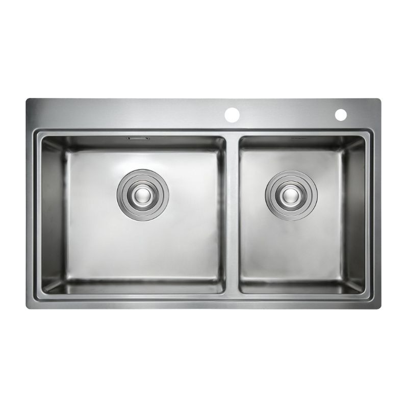 Chậu rửa bát 2 hố Kluger KW8211S-S84 Chậu rửa bát 2 hố Kluger KW8211S-S84